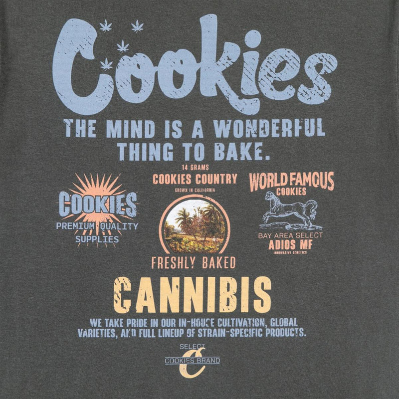 Cookies 'Workwear' T-Shirt (Washed Black)