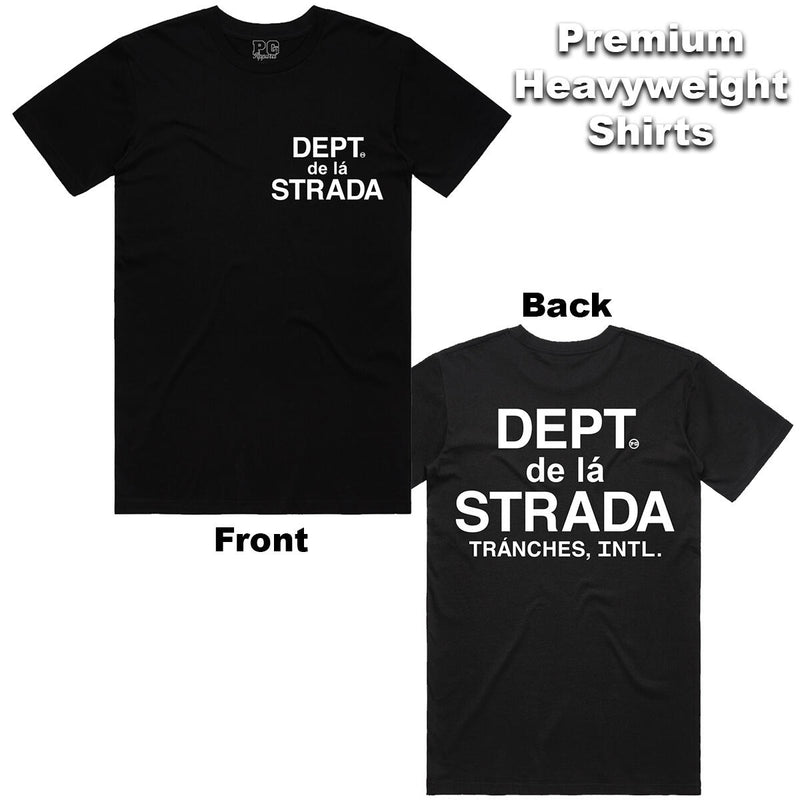 PG Apparel 'Street-INTL' T-Shirt (Black/White) STDA100 - Fresh N Fitted Inc 2