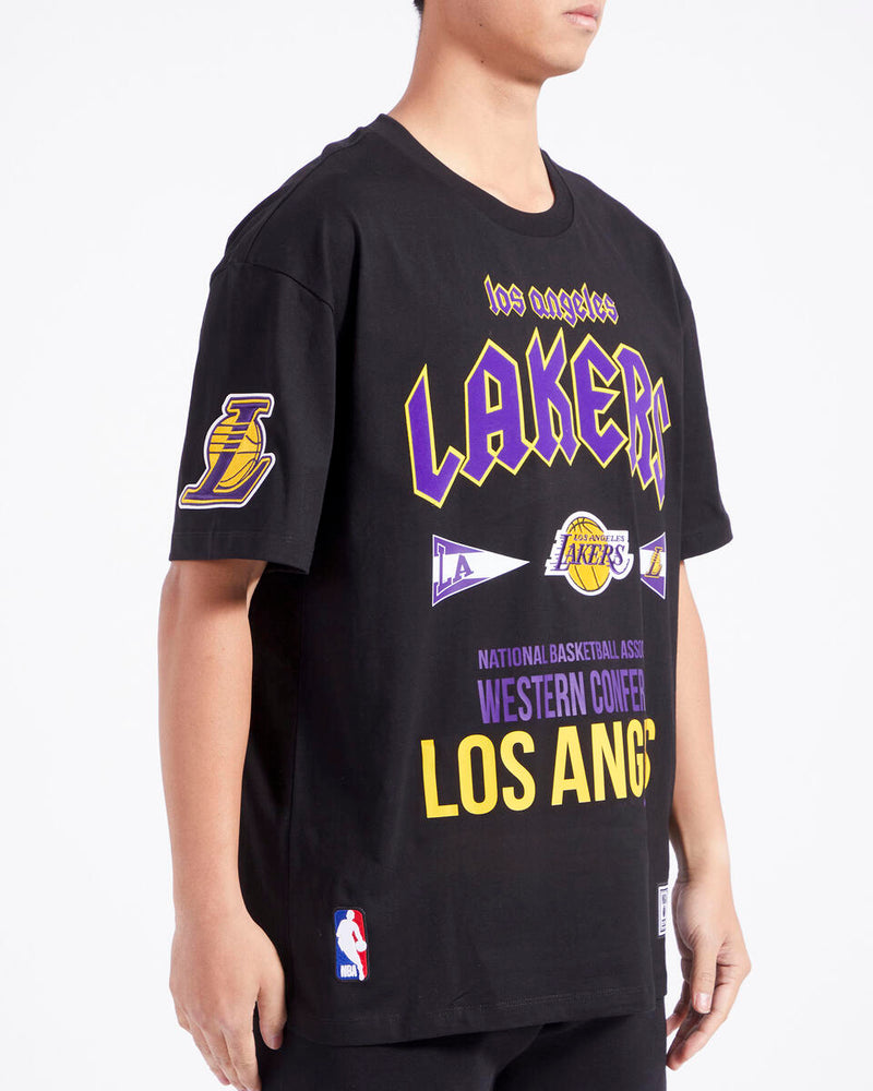 Pro Standard 'L.A. Lakers Western Conference Tour' T-Shirt (Black) BLL1515596 - FRESH N FITTED-2 INC