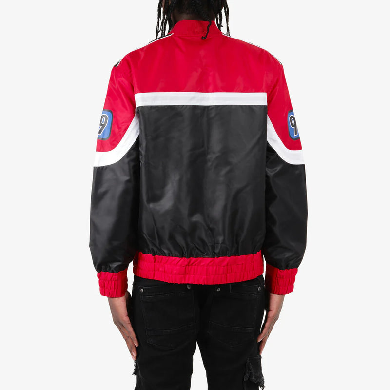 Copper Rivet 'Spring Racing' Jacket (Black/Red) 415007