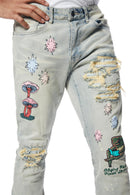 Smoke Rise 'Puff High Density' Denim (Ombre Blue) JP24128 - FRESH N FITTED-2 INC
