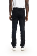 Smoke Rise 'Heavy Rip and Repair' Denim (Jet Black) JP20634R2 - FRESH N FITTED