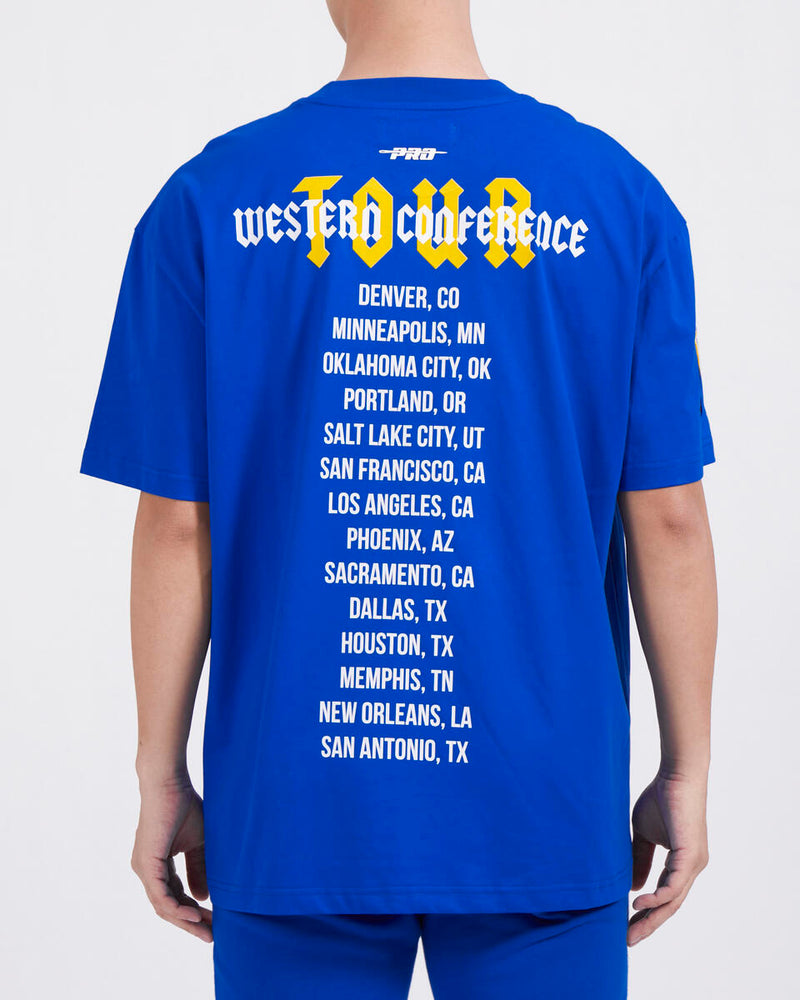 Pro Standard 'Golden State Warriors Western Conference Tour' T-Shirt (Royal Blue) BGW1515590 - FRESH N FITTED-2 INC