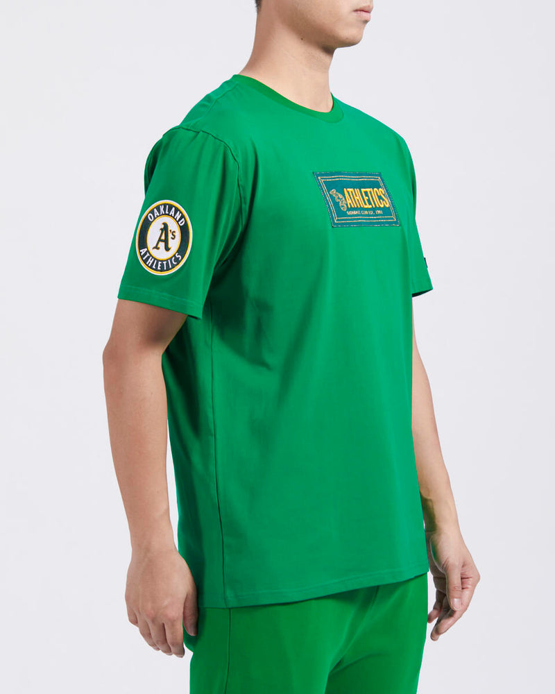 Pro Standard 'Oakland Athletics Club Member Badge' T-Shirt (Kelly Green) LOA1314662 - FRESH N FITTED-2 INC