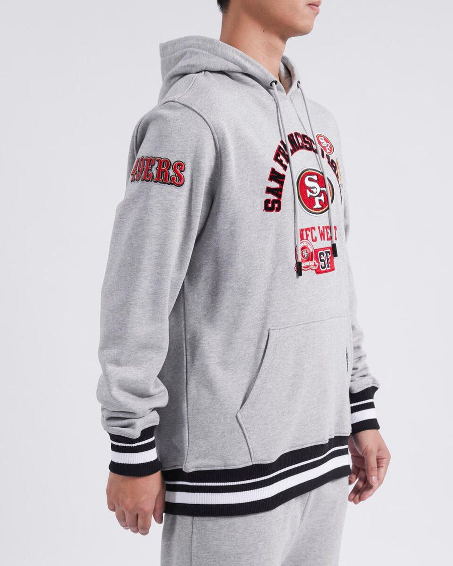 San Francisco 49ers 'Area Code' Hoodie (Grey) | FRESH N FITTED
