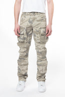Smoke Rise '5 Pocket Cargo Twill' Pants (Khaki Camo) JP24539 - FRESH N FITTED