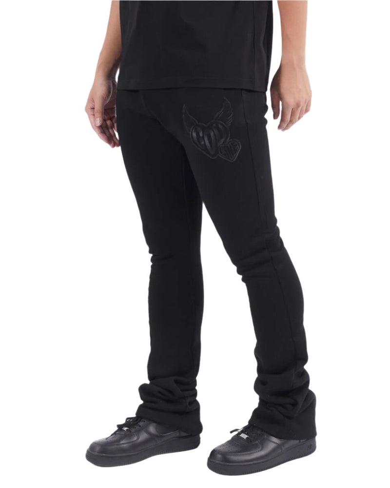 Roku Studio 'God Like' Stacked Sweatpants (Black) RK4481305