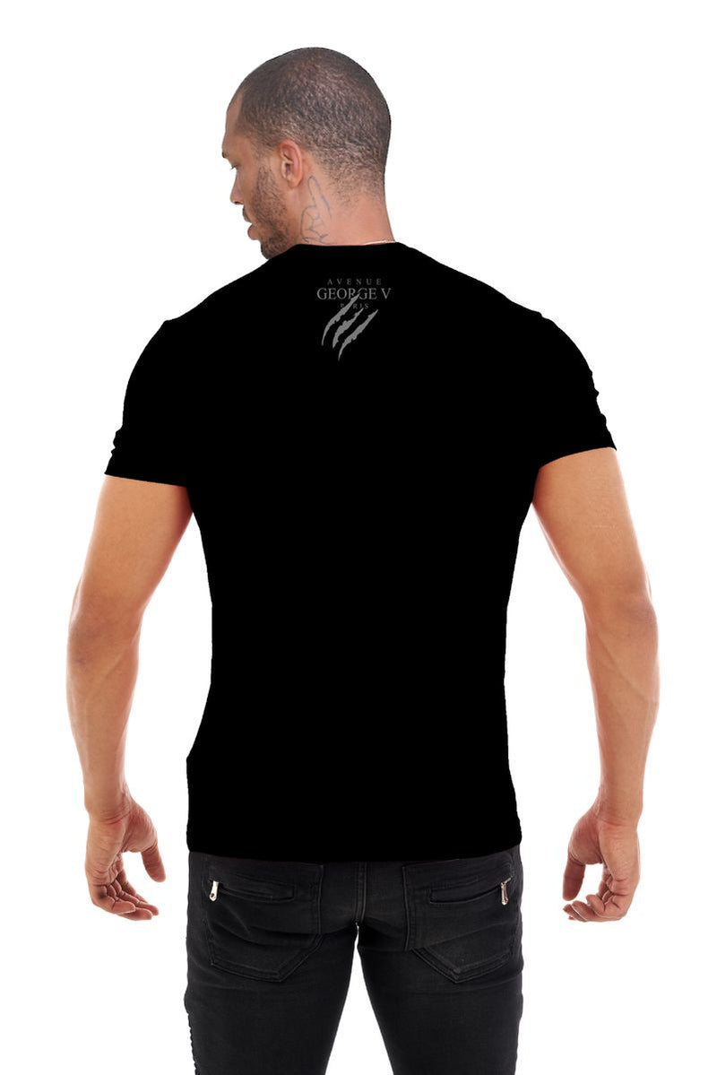 George V 'Scarface' Tee (Black) GV-S2744 - FRESH N FITTED-2 INC