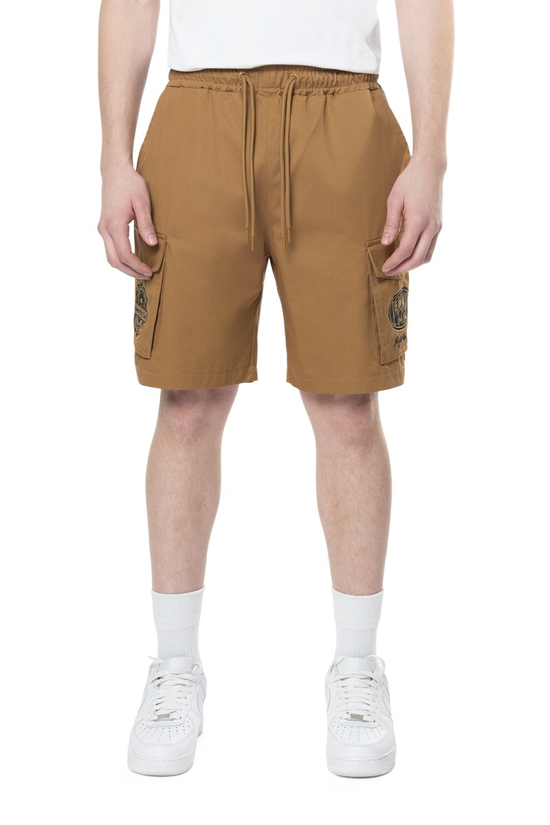 Smoke Rise 'Golf Club' Twill Shorts (Timber) WS24586