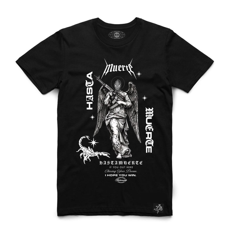 Hasta Muerte 'Guardian Angel' T-Shirt (Black)