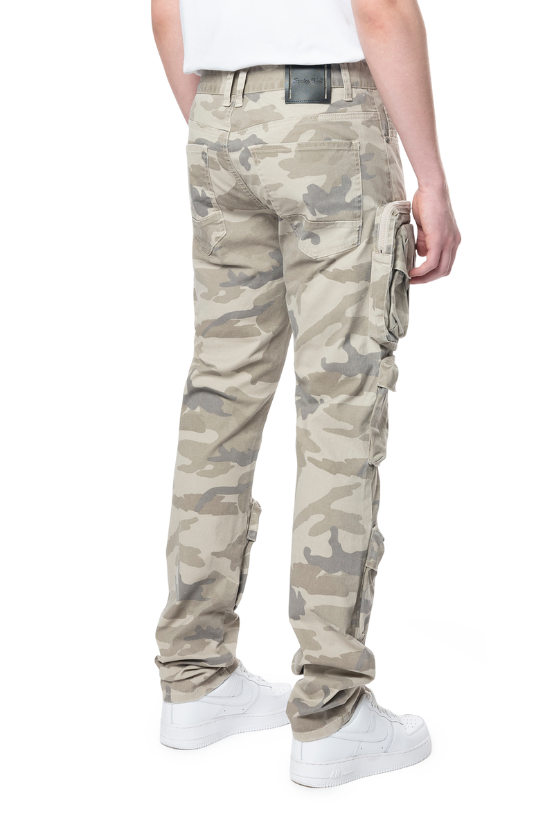 Smoke Rise '5 Pocket Cargo Twill' Pants (Khaki Camo) JP24539