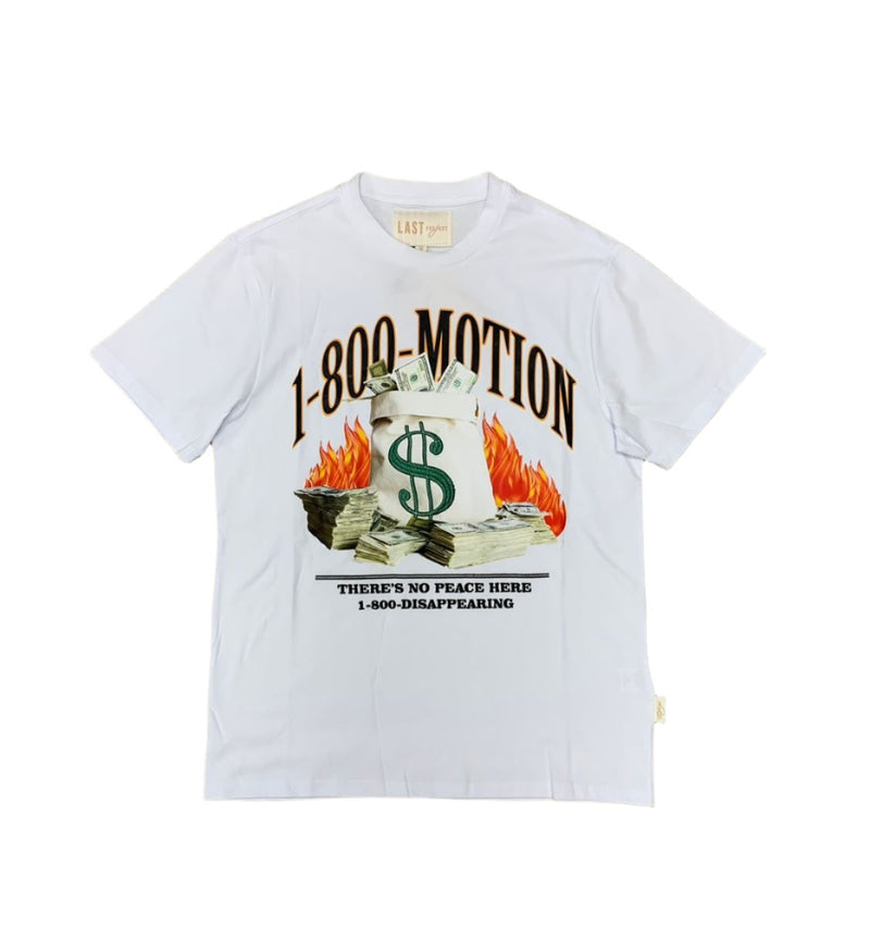 Last Project '1-800 Motion' Over Sized T-Shirt (White) LP201