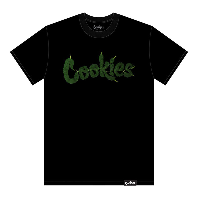 Cookies 'Leaf' T-Shirt (Black) CM244TSP49