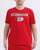 Pro Standard 'San Francisco 49ers Split Logo' T-Shirt (Red) FS41410389 - FRESH N FITTED