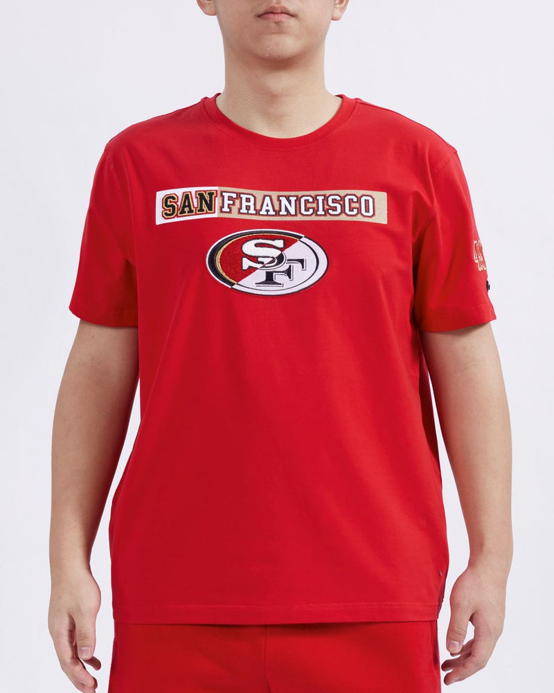 Pro Standard 'San Francisco 49ers Split Logo' T-Shirt (Red) FS41410389