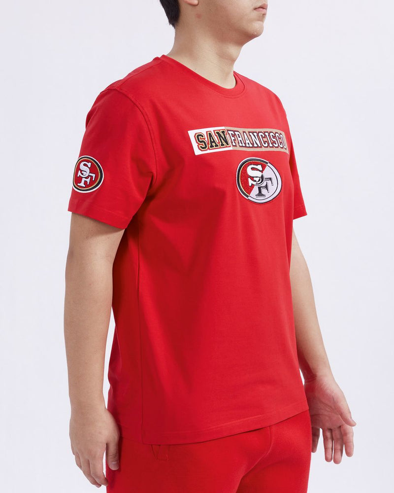 Pro Standard 'San Francisco 49ers Split Logo' T-Shirt (Red) FS41410389