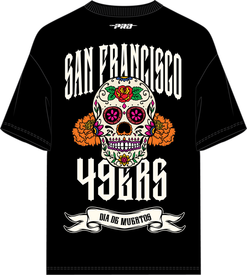 Pro Standard 'San Francisco 49ers Dia De Muertos' T-Shirt (Black) FS41410877