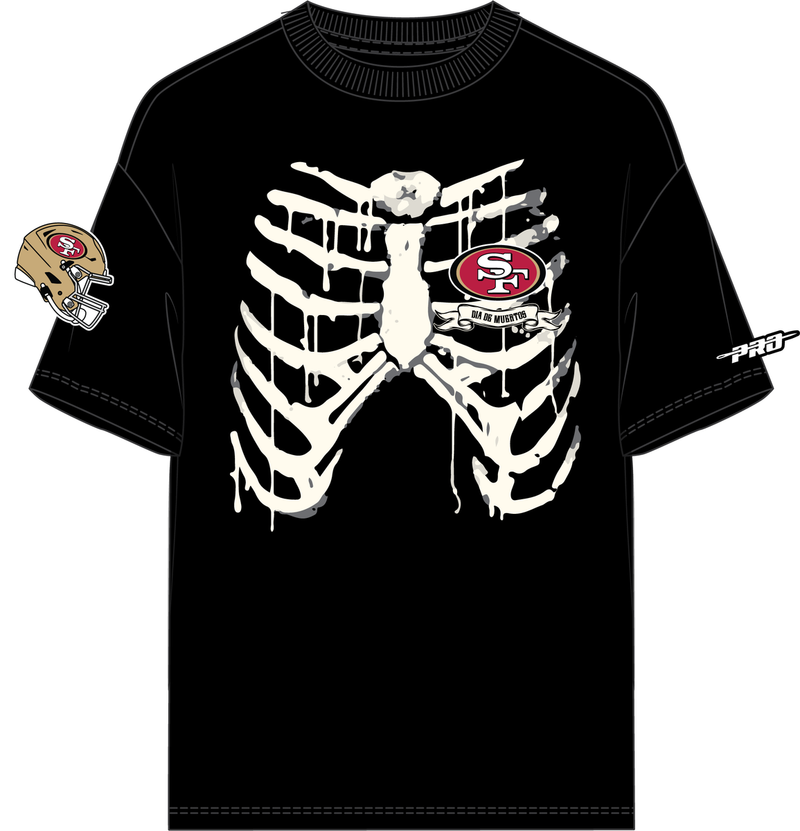 Pro Standard 'San Francisco 49ers Dia De Muertos' T-Shirt (Black) FS41410877