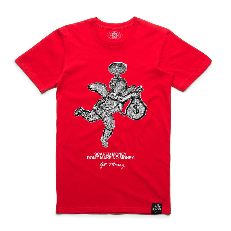 Hasta Muerte 'Cash Bag Angel' T-Shirt (Red)