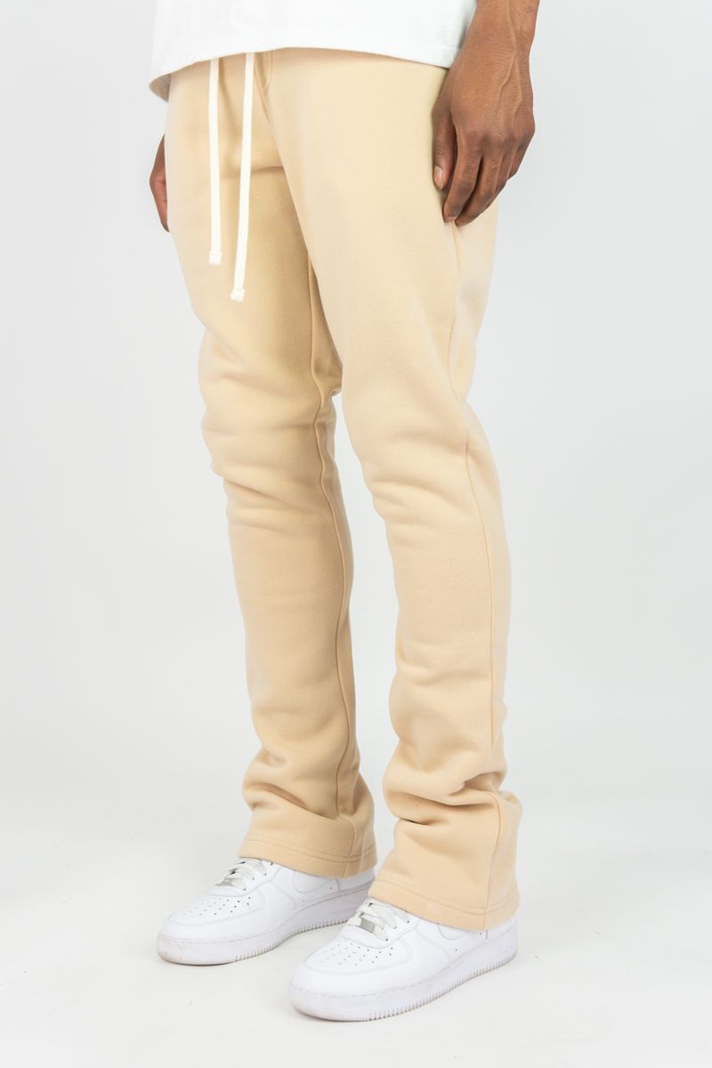 Rebel Minds Sweats Stacked Pants (Khaki) 100-475