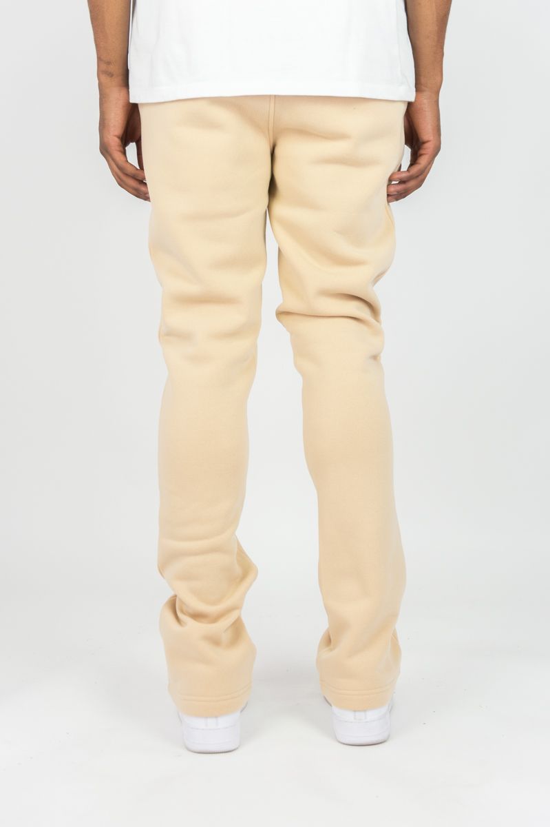 Rebel Minds Sweats Stacked Pants (Khaki) 100-475