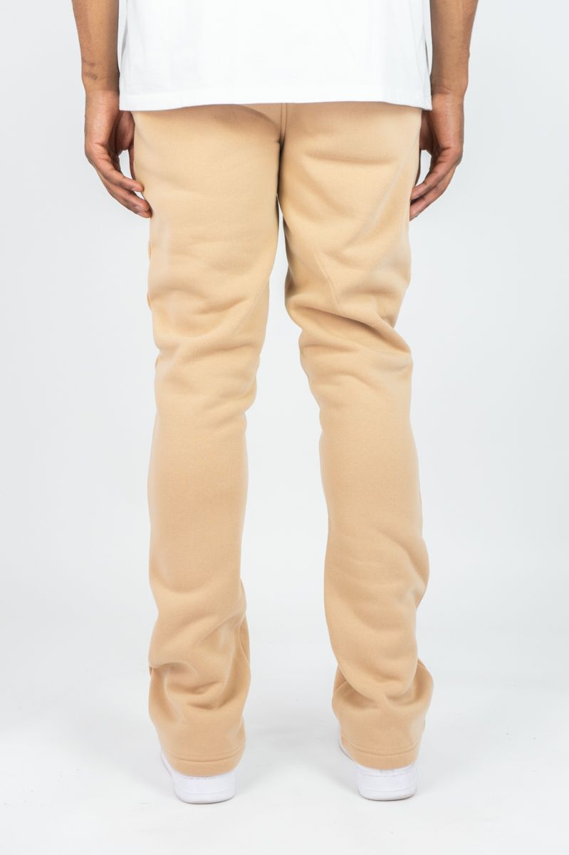 Rebel Minds Sweats Stacked Pants (Beige) 100-475