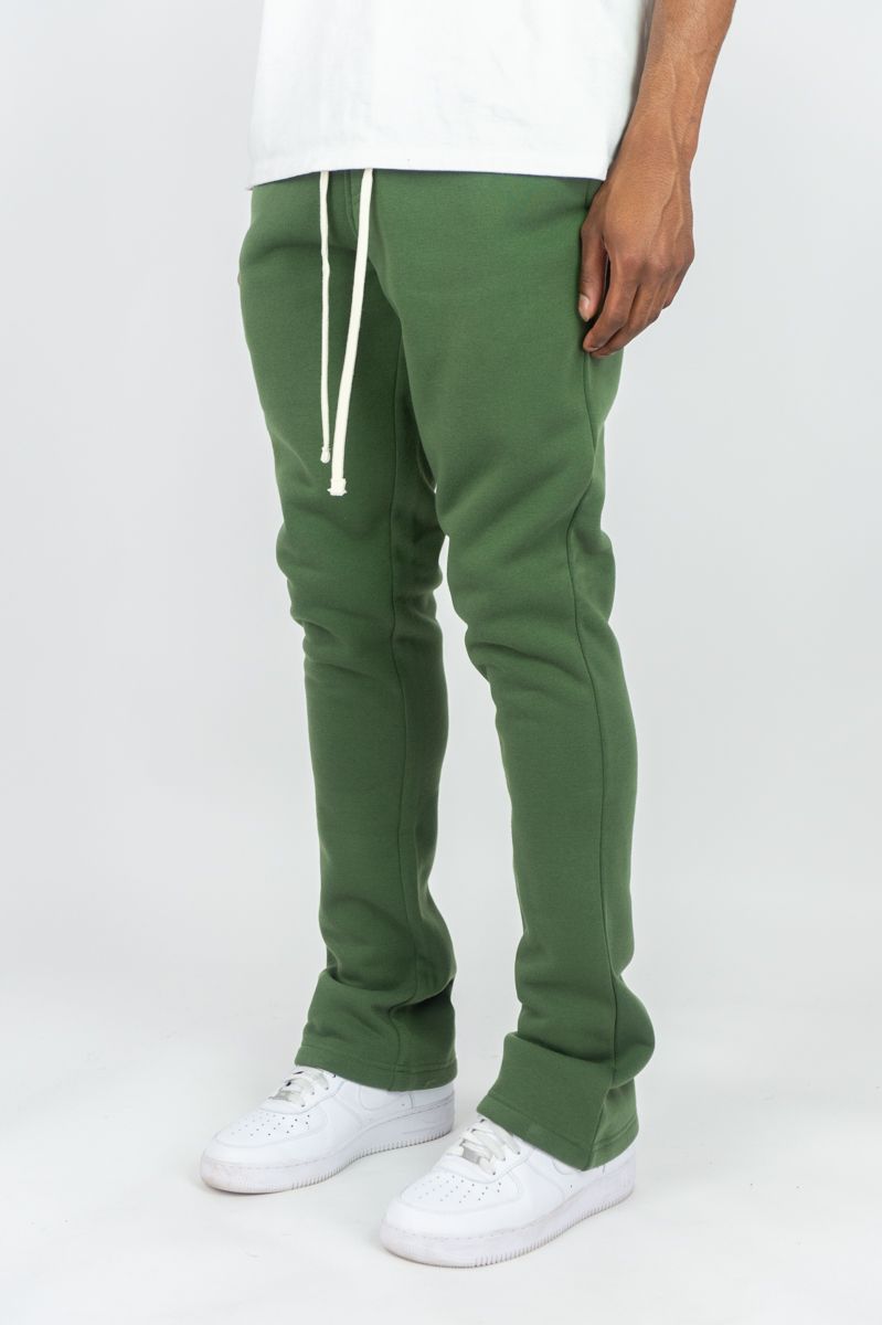 Rebel Minds Sweats Stacked Pants (Olive) 100-475