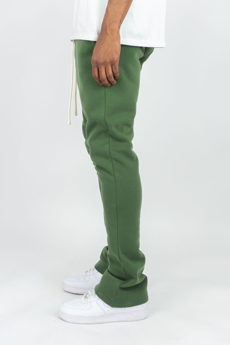 Rebel Minds Sweats Stacked Pants (Olive) 100-475