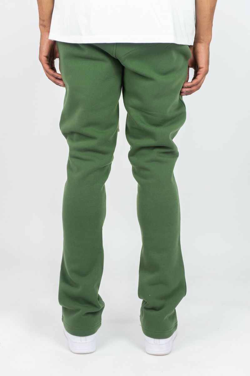 Rebel Minds Sweats Stacked Pants (Olive) 100-475