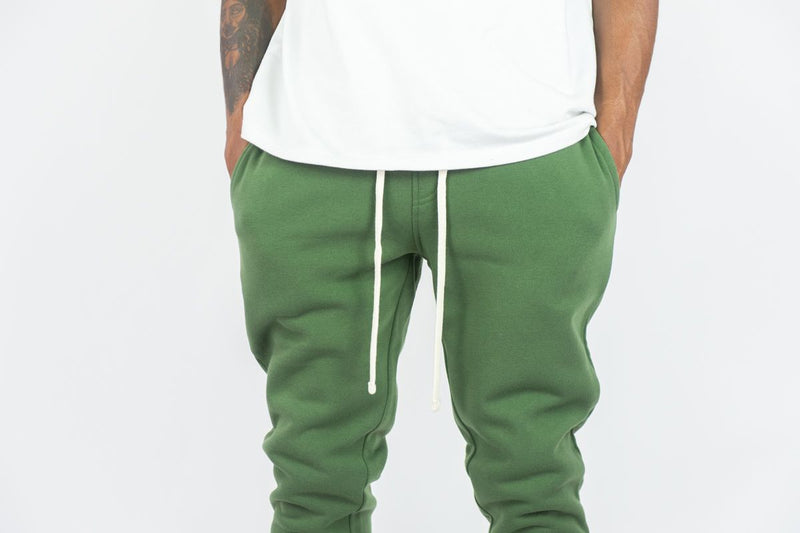 Rebel Minds Sweats Stacked Pants (Olive) 100-475