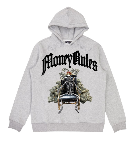 Roku Studio 'Money Rules' Hoodie (Grey)