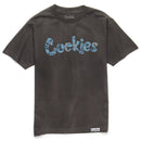 Cookies 'Heaven Can Wait' T-Shirt (Washed Black) - FRESH N FITTED