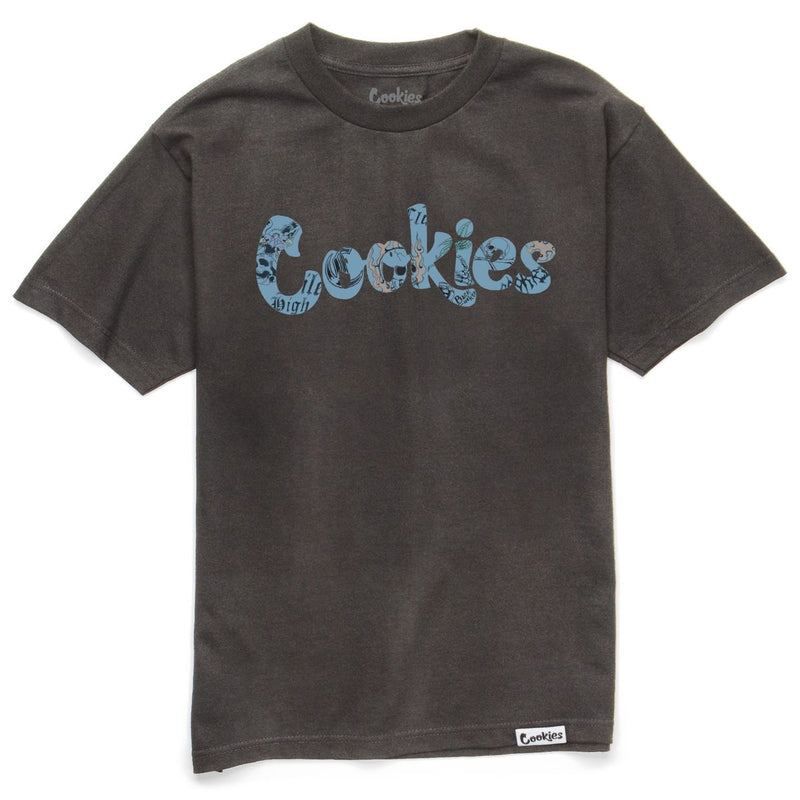 Cookies 'Heaven Can Wait' T-Shirt (Washed Black)