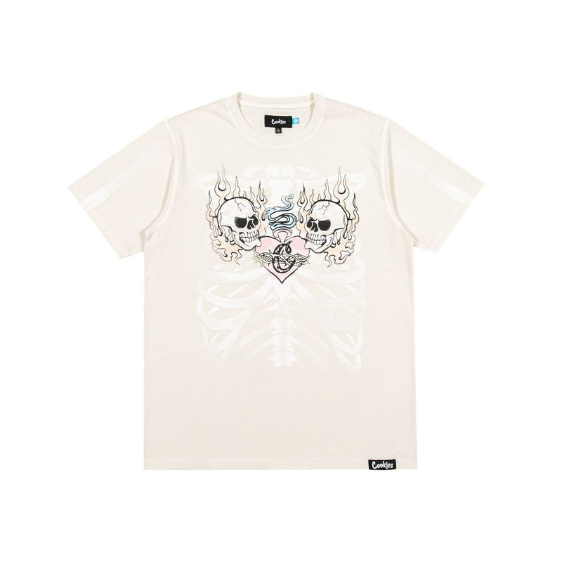 Cookies 'Light The Bones' T-Shirt (Washed Cream)