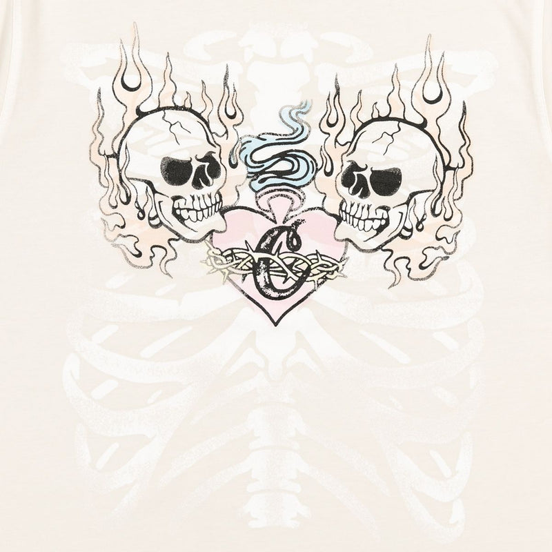 Cookies 'Light The Bones' T-Shirt (Washed Cream)