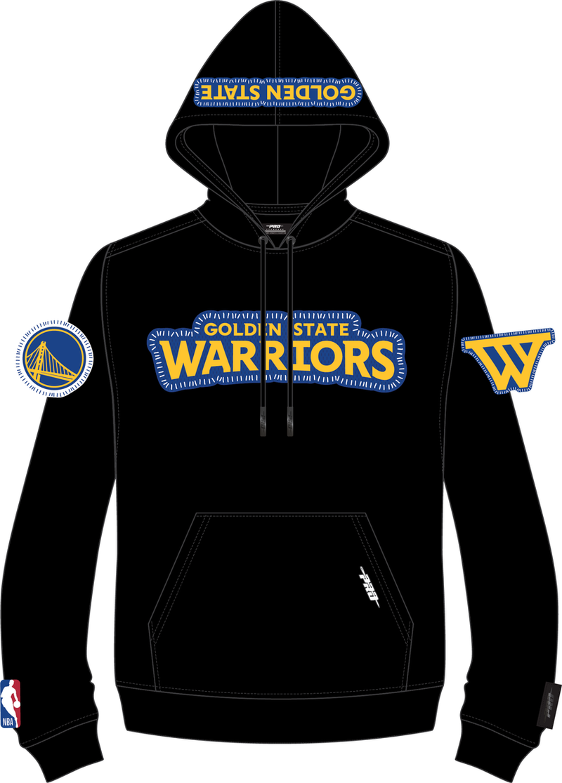 Pro Standard Golden State Warriors 'DIY Pick Stitch' Hoodie (Black) BGW5515899