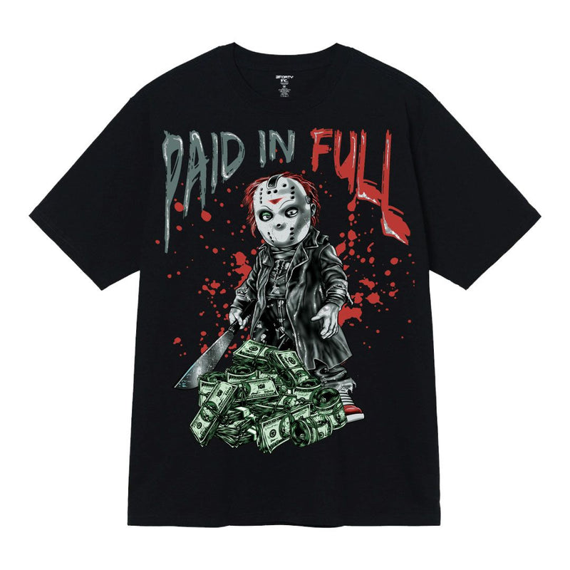 3Forty Inc. 'Paid In Full Mask' T-Shirt (Black) - FRESH N FITTED