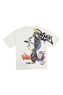 Black Label 'BUBU' Premium T-Shirt (White) 888-6 - FRESH N FITTED