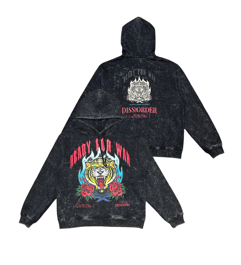 DISSORDER 'Ready For War' Pullover Hoodie (Black) GN4104-BLK