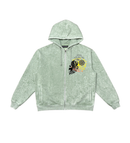 DISSORDER 'Spirit' Zip Up Hoodie (Sage) GN4107-SAG - FRESH N FITTED