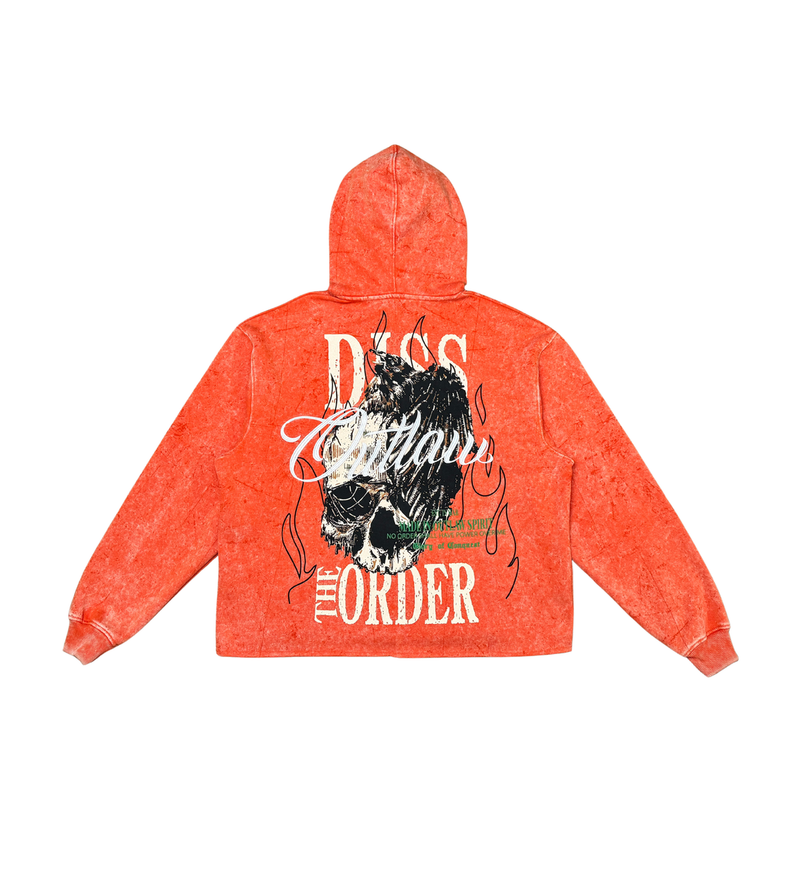 DISSORDER 'Outlaw' Pullover Hoodie (Orange) GN4106-ORG