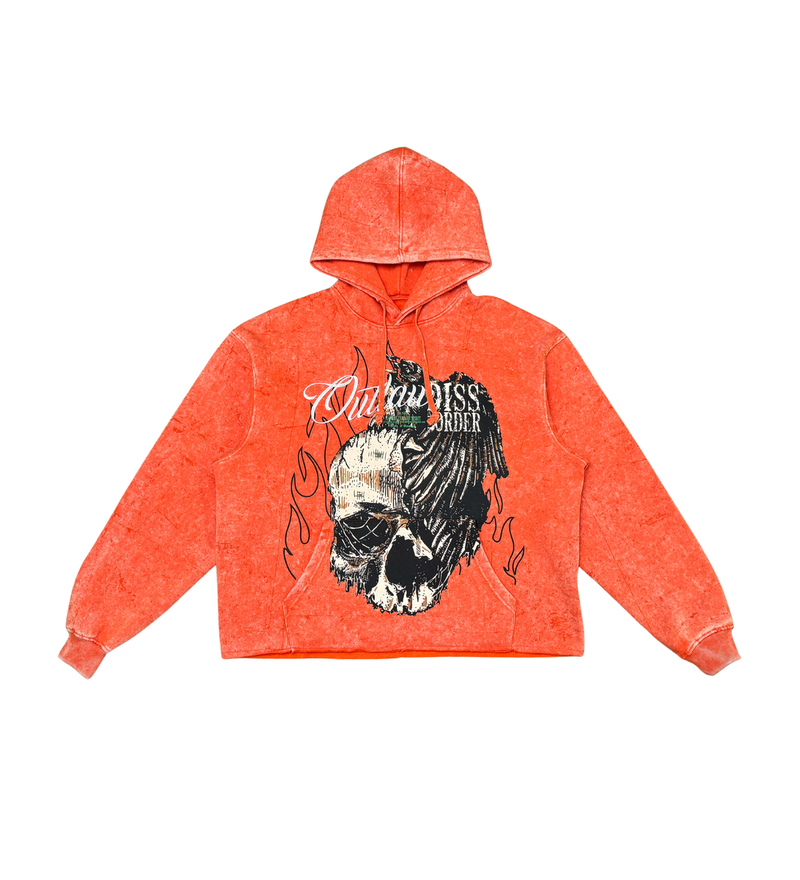 DISSORDER 'Outlaw' Pullover Hoodie (Orange) GN4106-ORG