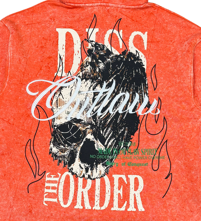 DISSORDER 'Outlaw' Pullover Hoodie (Orange) GN4106-ORG
