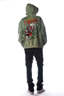 DISSORDER 'Spirit' Zip Up Hoodie (Sage) GN4107-SAG - FRESH N FITTED