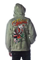 DISSORDER 'Spirit' Zip Up Hoodie (Sage) GN4107-SAG - FRESH N FITTED