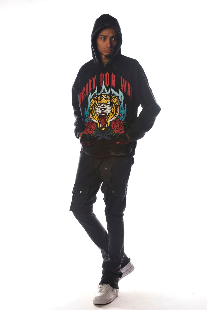 DISSORDER 'Ready For War' Pullover Hoodie (Black) GN4104-BLK