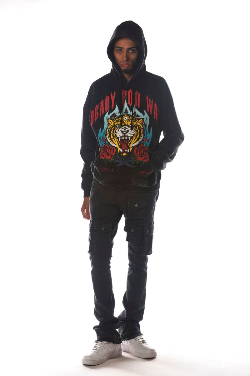 DISSORDER 'Ready For War' Pullover Hoodie (Black) GN4104-BLK