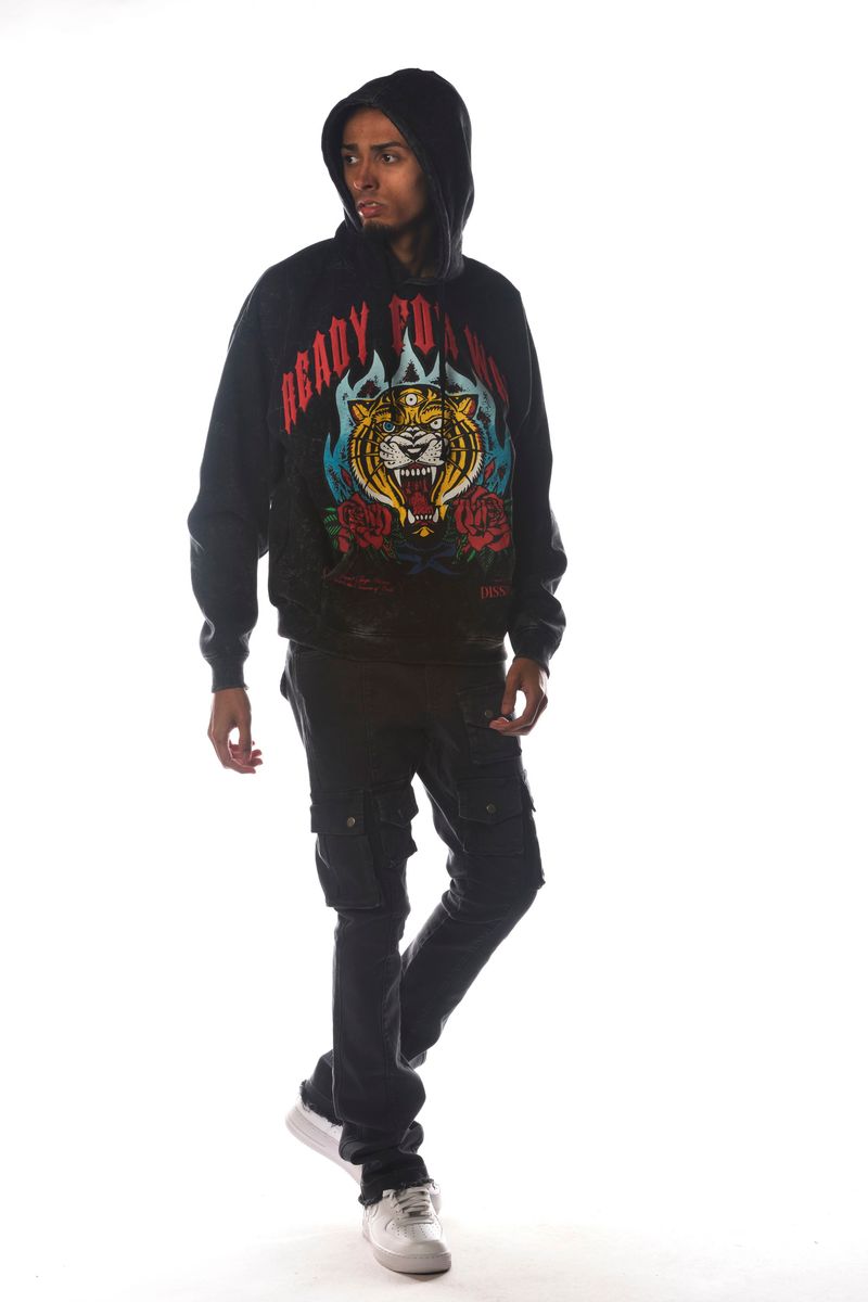 DISSORDER 'Ready For War' Pullover Hoodie (Black) GN4104-BLK