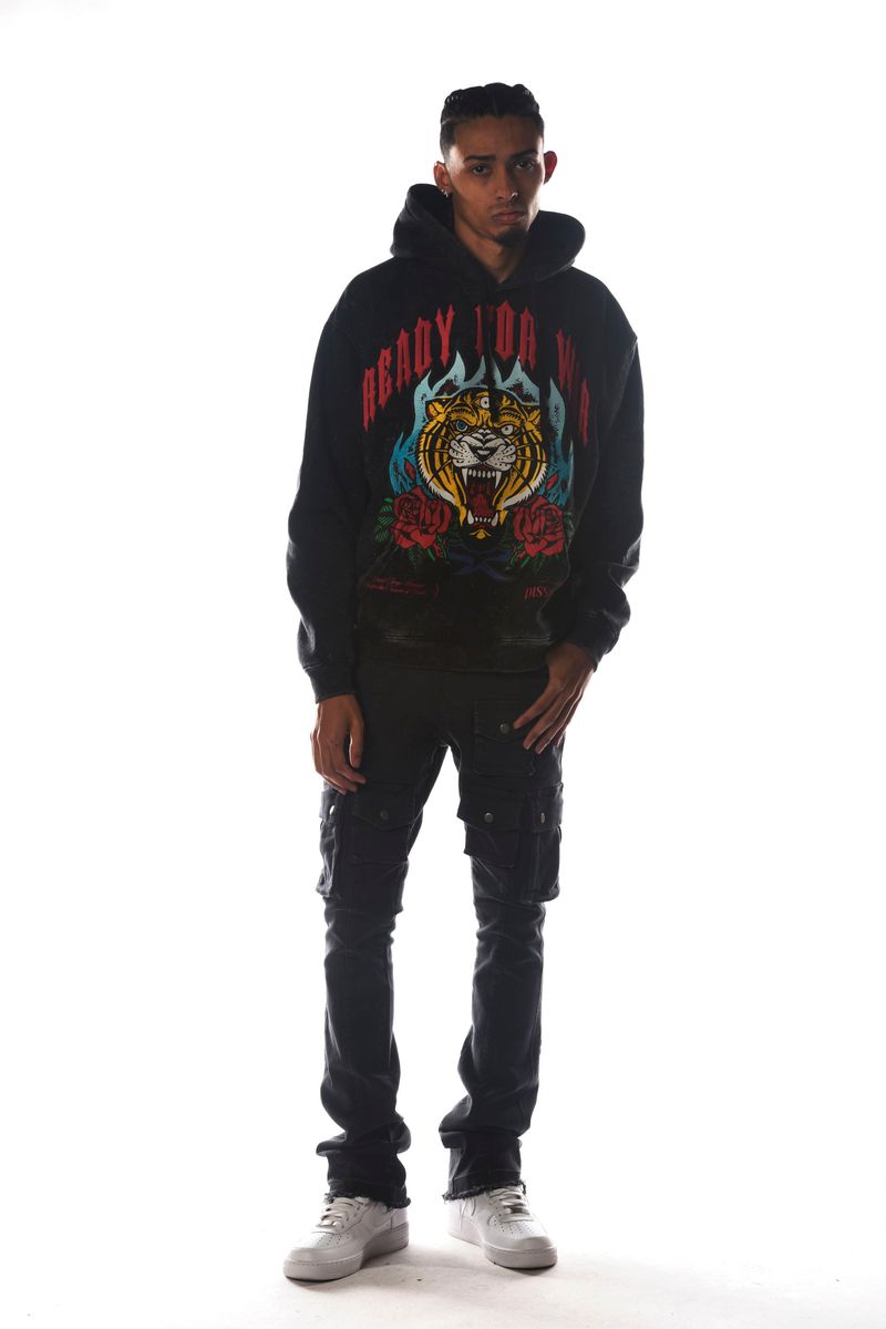 DISSORDER 'Ready For War' Pullover Hoodie (Black) GN4104-BLK