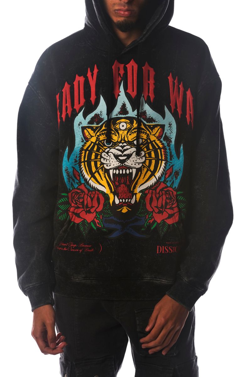 DISSORDER 'Ready For War' Pullover Hoodie (Black) GN4104-BLK